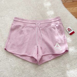Reebok Women's Relaxed Fit Running Short, Pink, XL